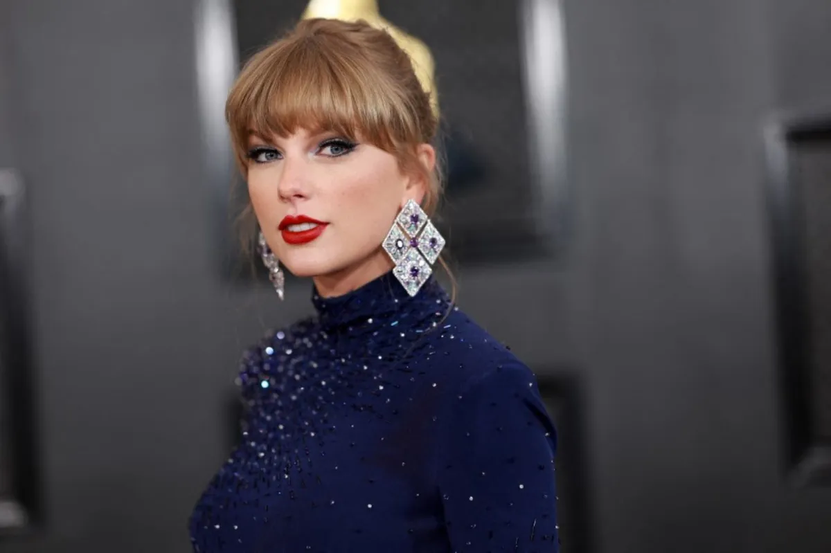 تايلور سويفت (Taylor Swift). مصدر الصورة: Matt Winkelmeyer/Getty Images for The Recording Academy/AFP