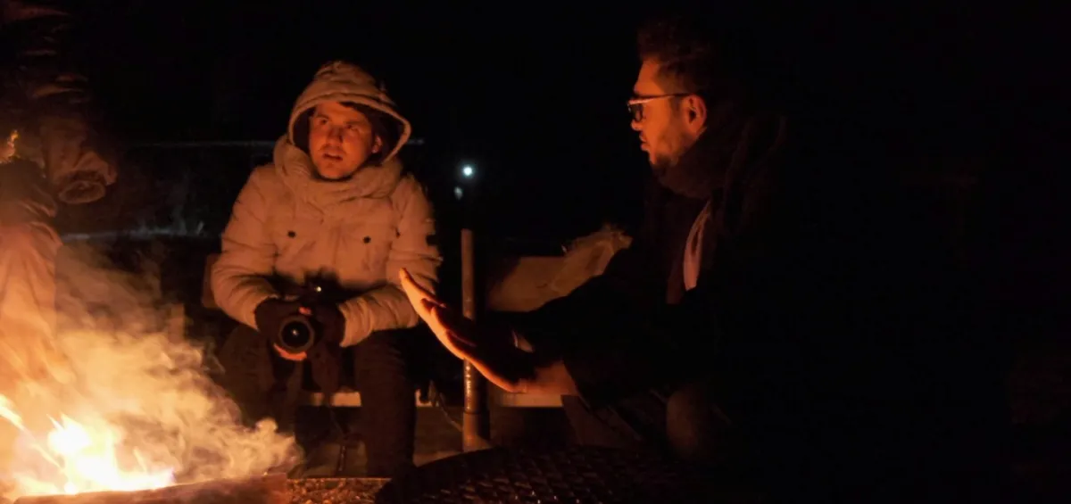 كواليس الشتاء الأخير.. الصورة من المركز الإعلامي للفيلم 