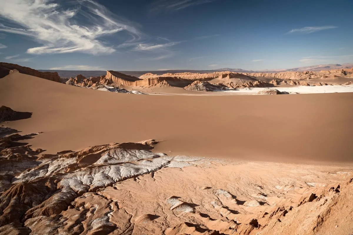 فالي دي لا لونا وصحراء أتاكاما 