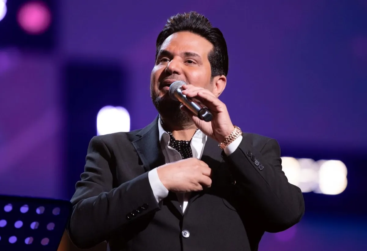 حاتم العراقي الصورة من حساب روتانا لايف من الانستغرام