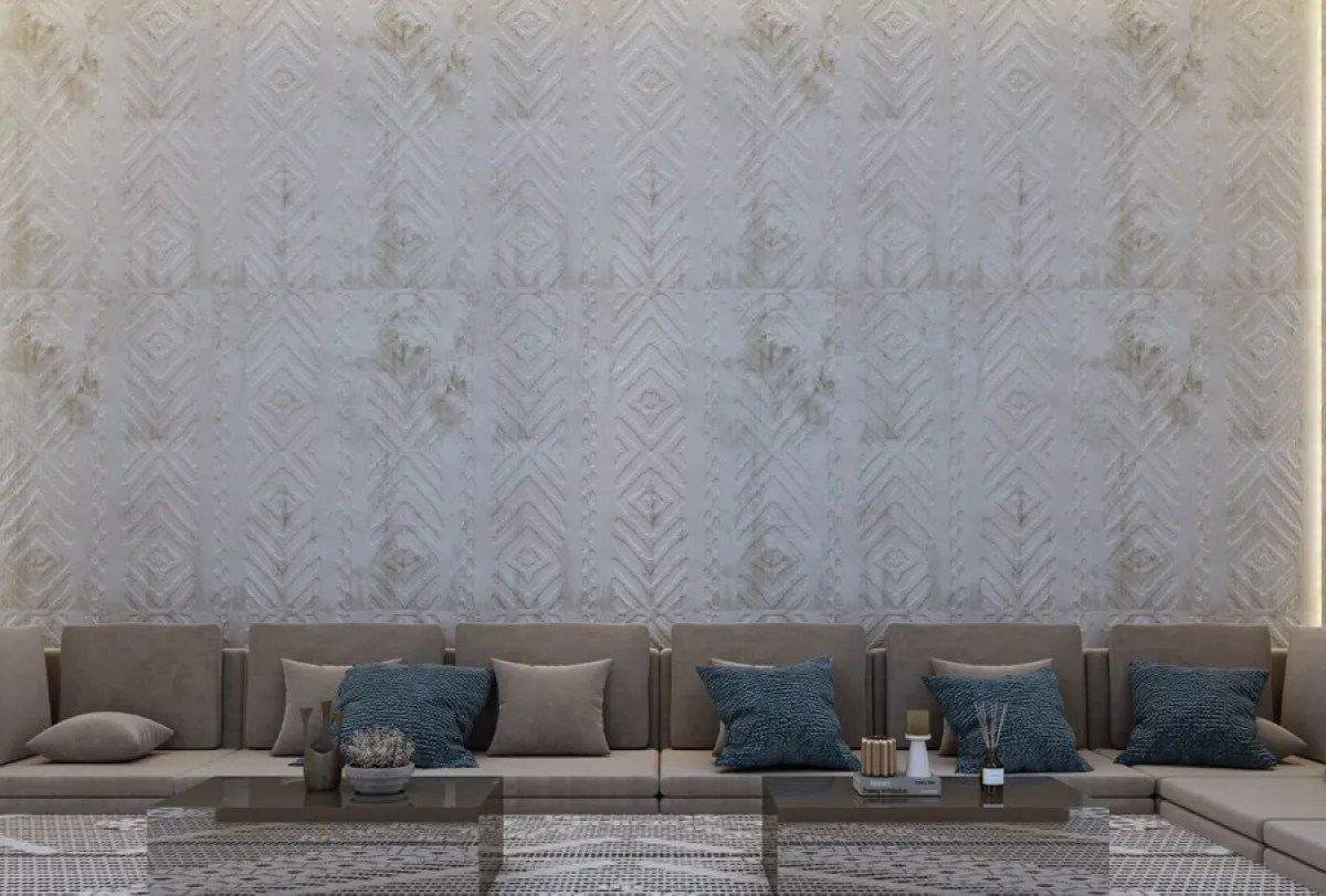 أثاث منخفض في المجلس