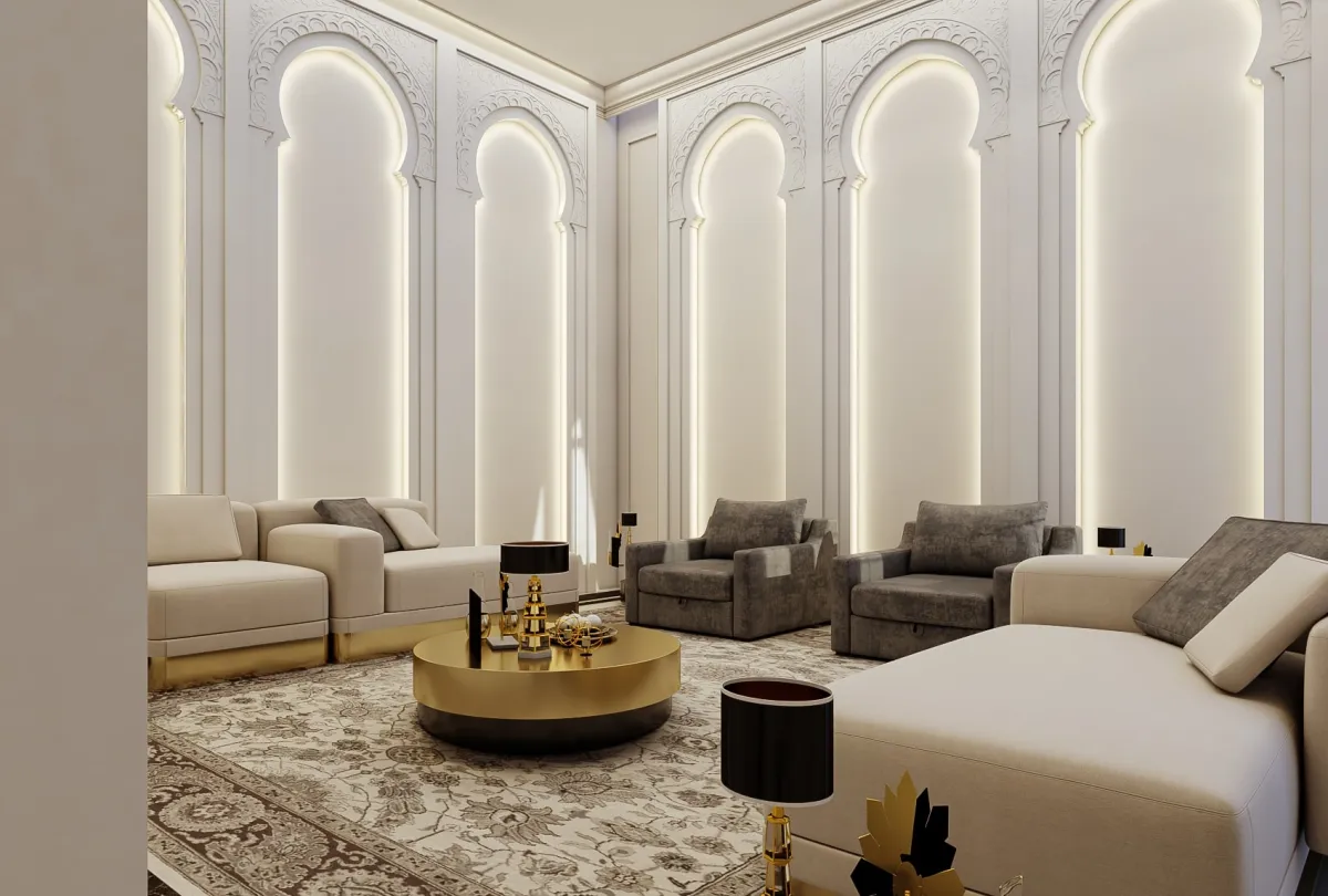 الفخامة واضحة في مجلس النساء