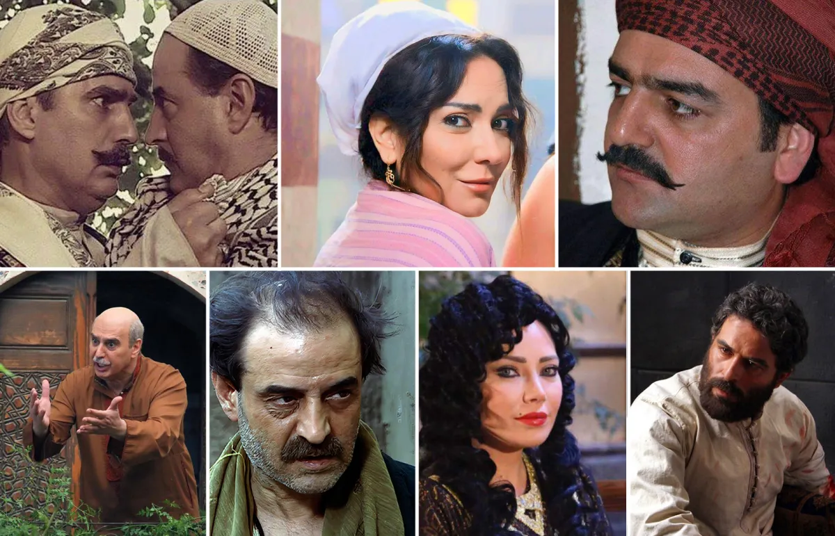 أبطال مسلسلات البيئة الشامية- الصورة من حسابات النجوم الرسمية على الفيسبوك