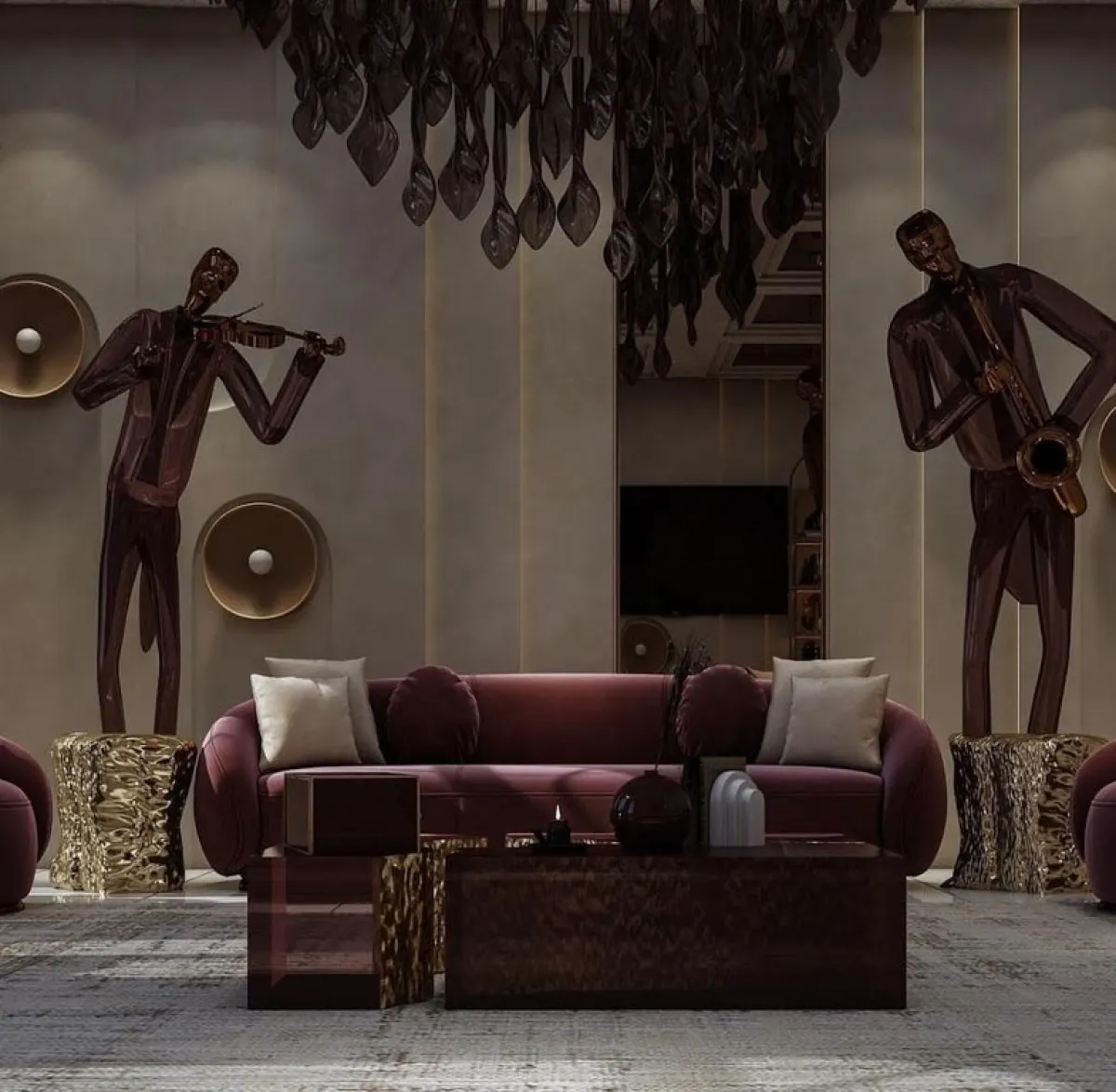 صورة تبرز عملًا لمهندسة العمارة السورية لجين الفارس