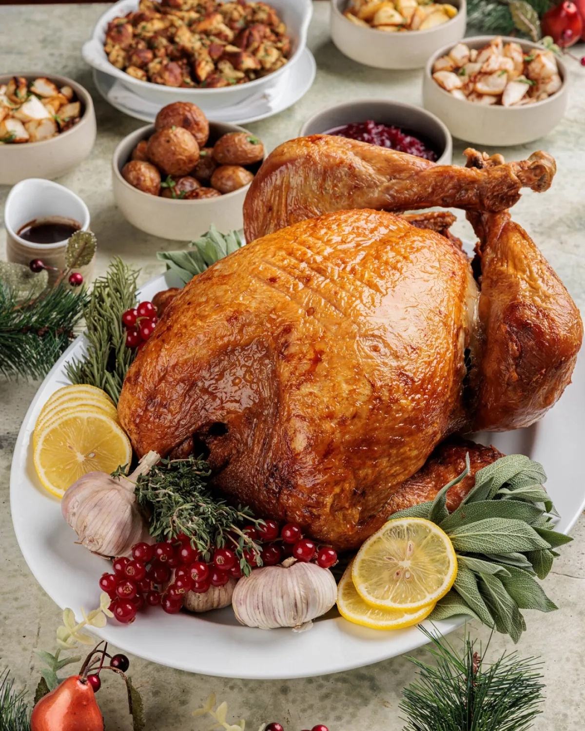 وليمة عيد الميلاد في المنزل