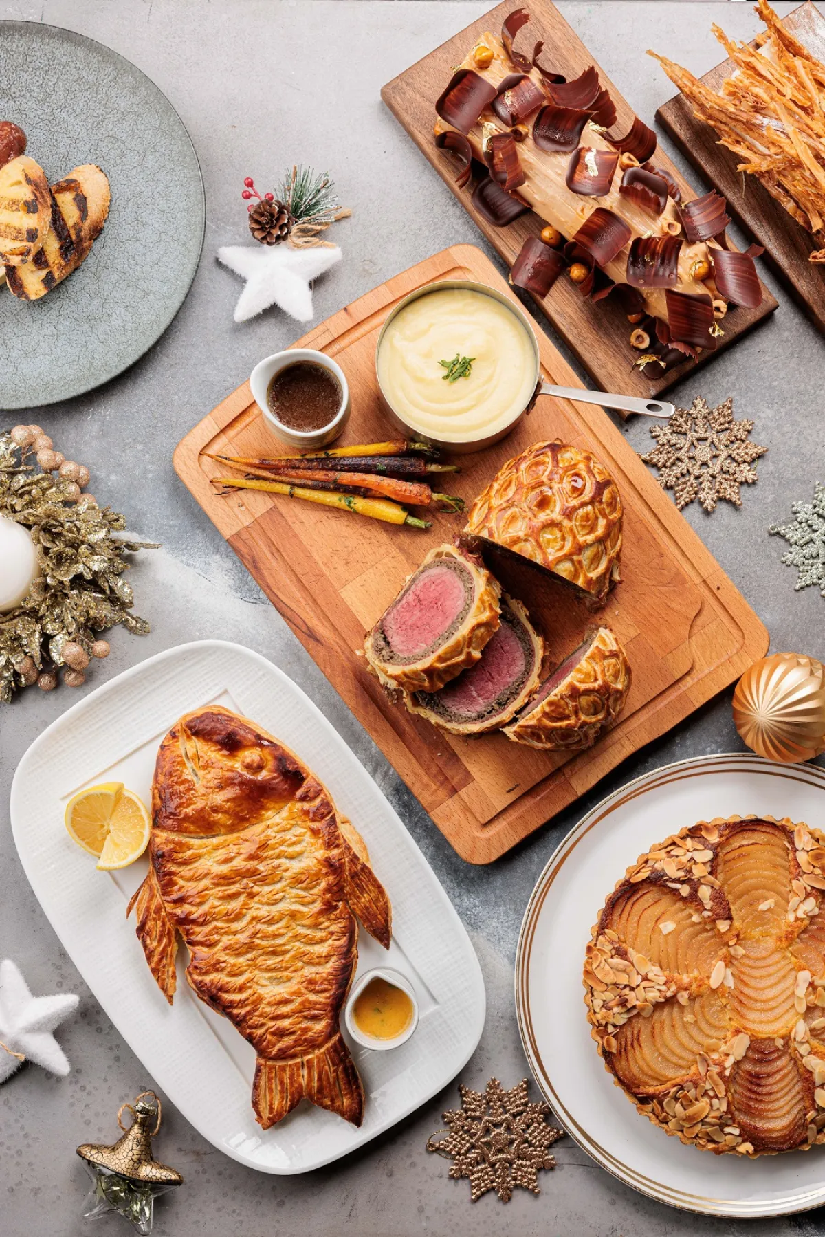 وليمة عيد الميلاد في المنزل