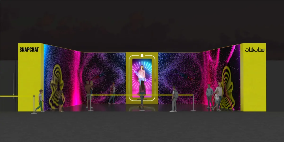 «سناب شات» يجلب أحدث عدسات الواقع المعزز إلى مهرجان «مدل بيست ساوندستورم» - الصورة من سناب شات العربية