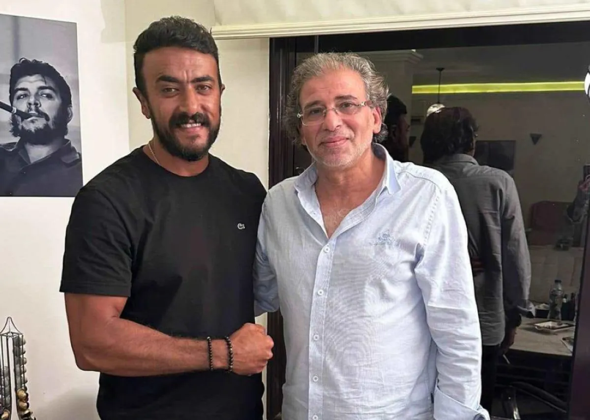 أحمد العوضي وخالد يوسف- الصورة من حساب أحمد العوضي على الفيسبوك