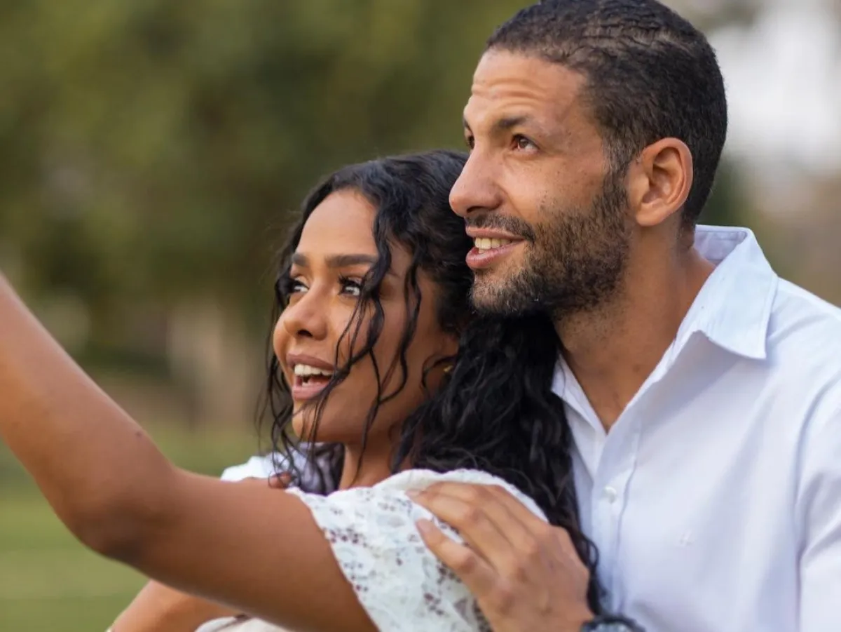 أسماء أبواليزيد ومحمد الخطيب- الصورة من حسابها على إنستغرام