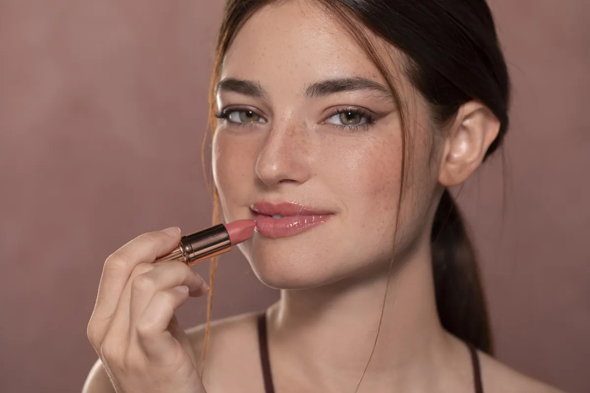 مكياج مشمشي- الصورة من Freepik