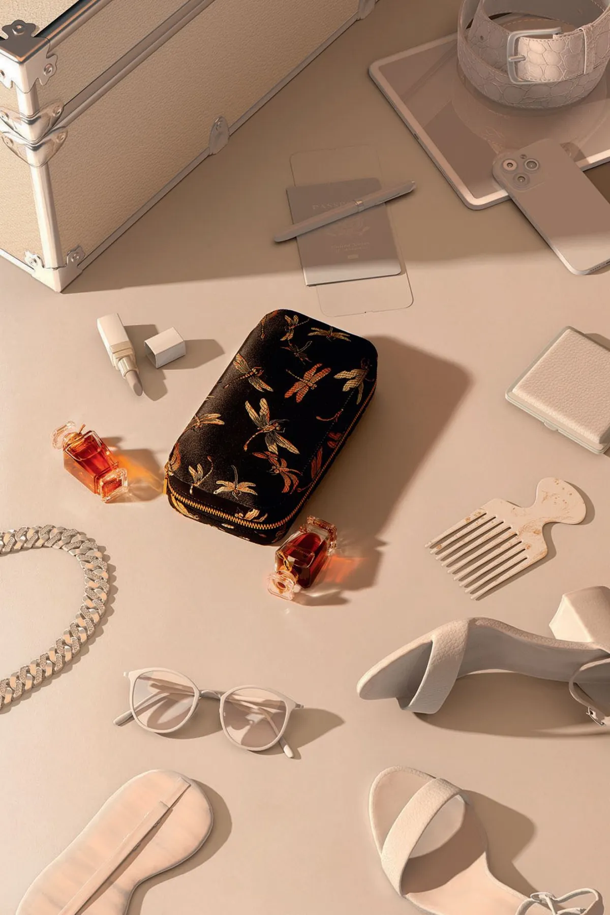 مجموعة HJ Voyage  أكسسوارات للسفر مصنوعة من مواد فاخرة