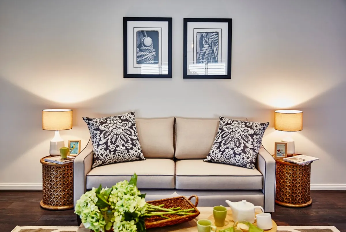 أسلوب هامبتونز في الديكور الداخلي 