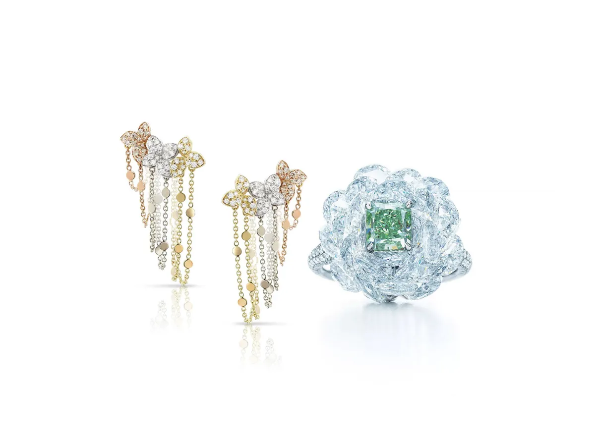 مجوهرات بأحجار الألماس الملونة.. تصاميم تُزيدكِ فخامة في شتاء 2024