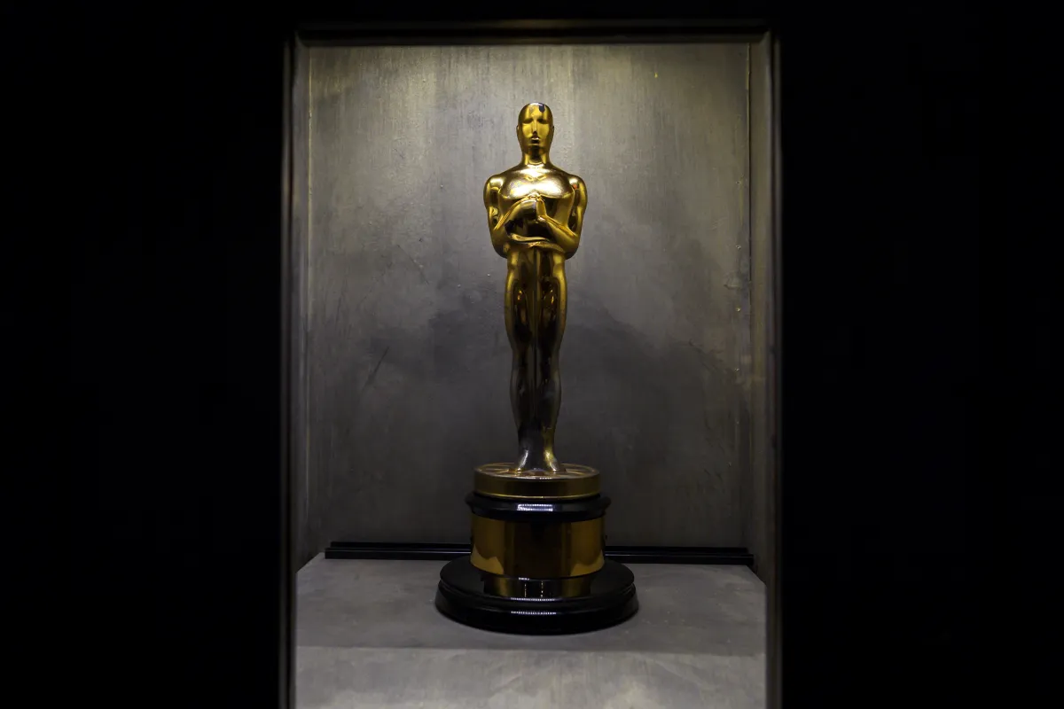 جائزة الأوسكار Oscar trophy (مصدر الصورة: ABRICE COFFRINI / AFP) 
