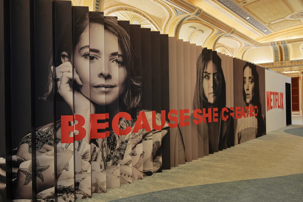 جناح "لأنها أبدعت" في مهرجان البحر الأحمر - الصورة من المركز الإعلامي