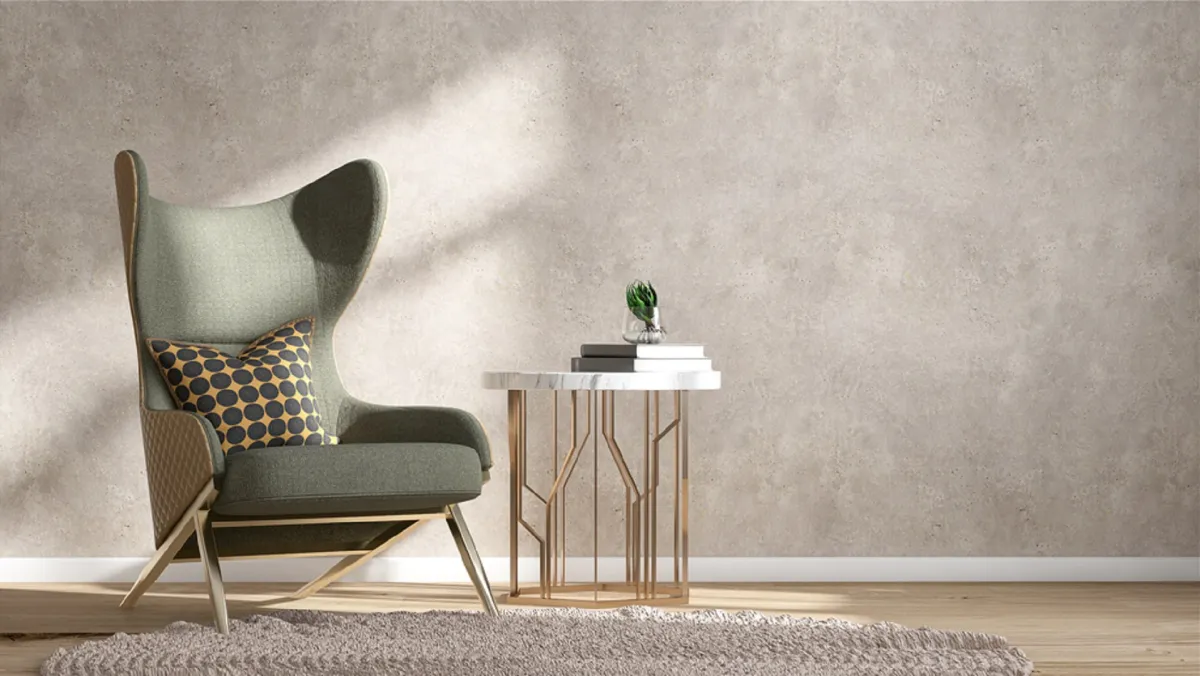  جماليّة البرونز تبدو في تفاصيل الديكور، مثل: قاعدة الطاولة 