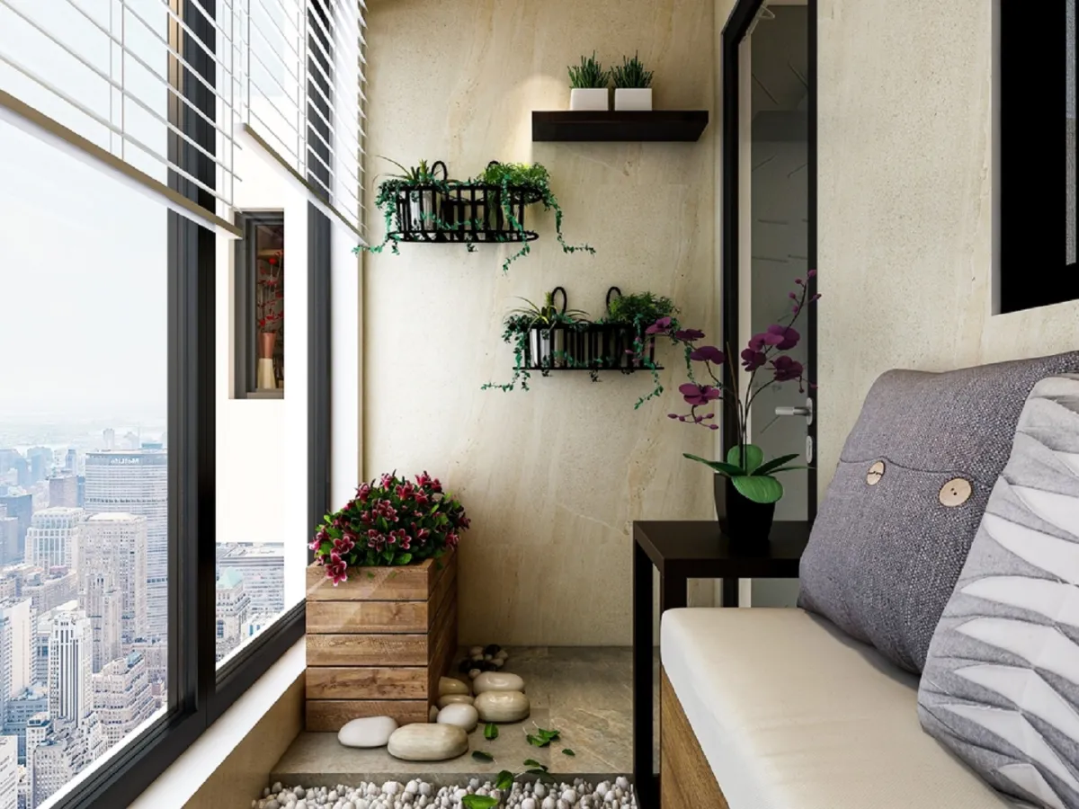 إعادة تصميم البلكونة، بعد إقفالها