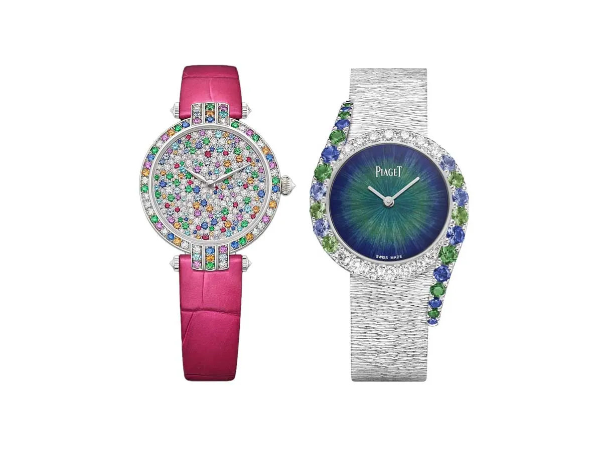 ساعات فخمة بالأحجار الكريمة تزيدكِ جاذبية في حفلة رأس السنة 2024