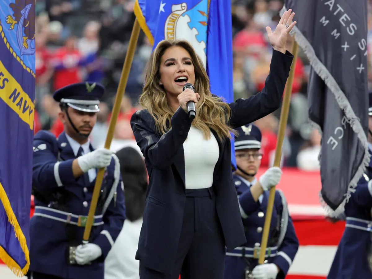 جيسي جيمس ديكر Jessie James Decker (مصدر الصورة:  Ethan Miller / GETTY IMAGES NORTH AMERICA / Getty Images via AFP)
