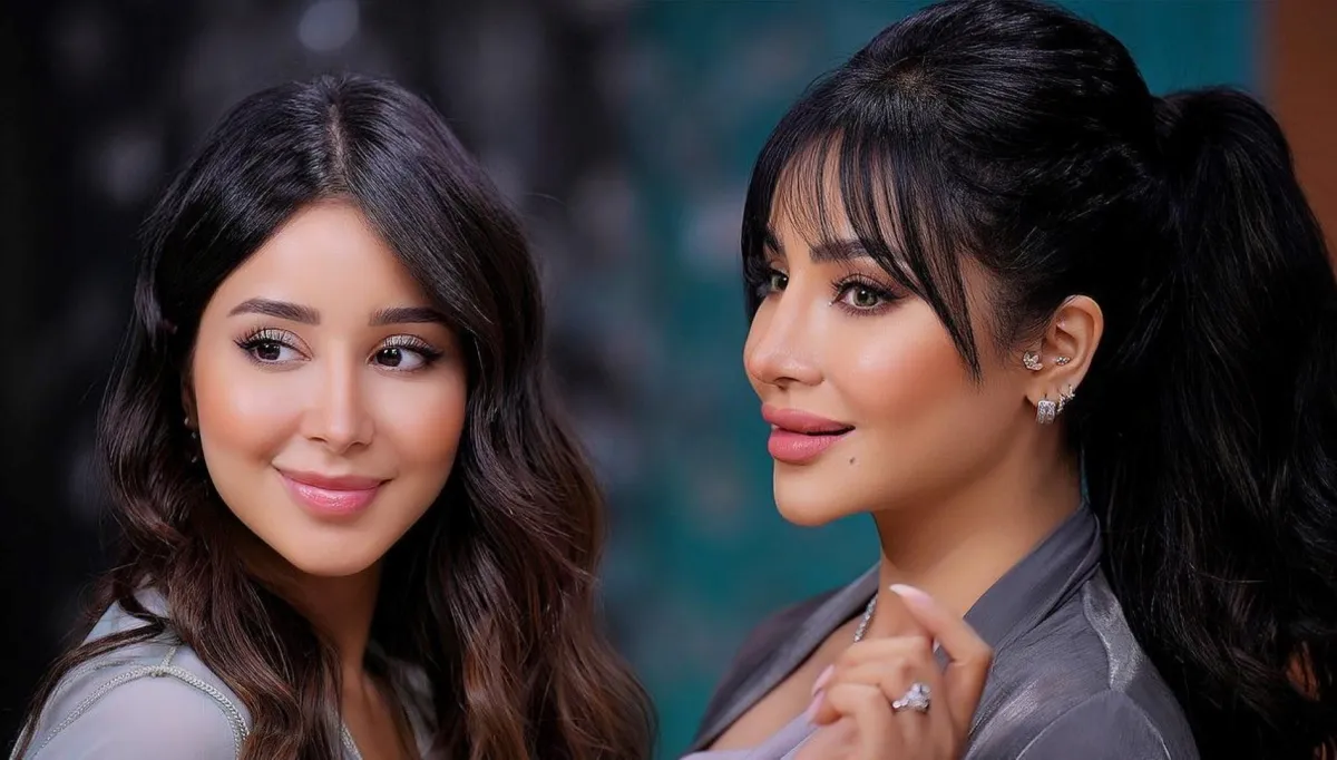 أسيل عمران ولجين عمران الصورة من حسابها على الانستغرام