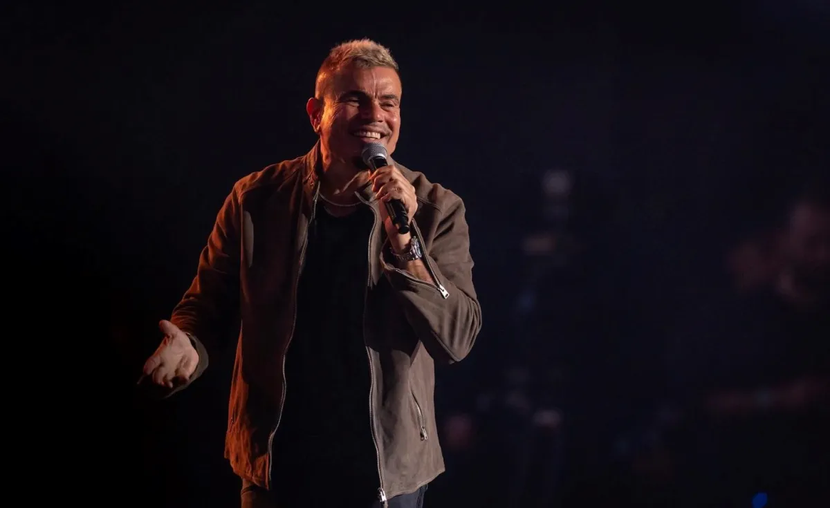 عمرو دياب -الصورة من المركز الاعلامي ل بنش مارك