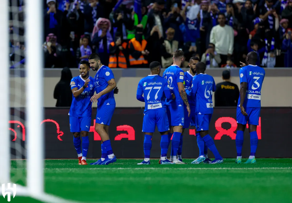 لقطات من مباراة الهلال مع الطائي في الجولة الـ16 اليوم من دوري روشن السعودي - الصورة من حساب الهلال السعودي على منصة إكس