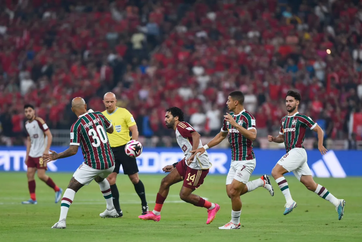 لقطات من مباراة الأهلي وفلومينينسي من مباراة نصف نهائي مونديال الأندية - الصورة من حساب النادي الأهلي على إكس