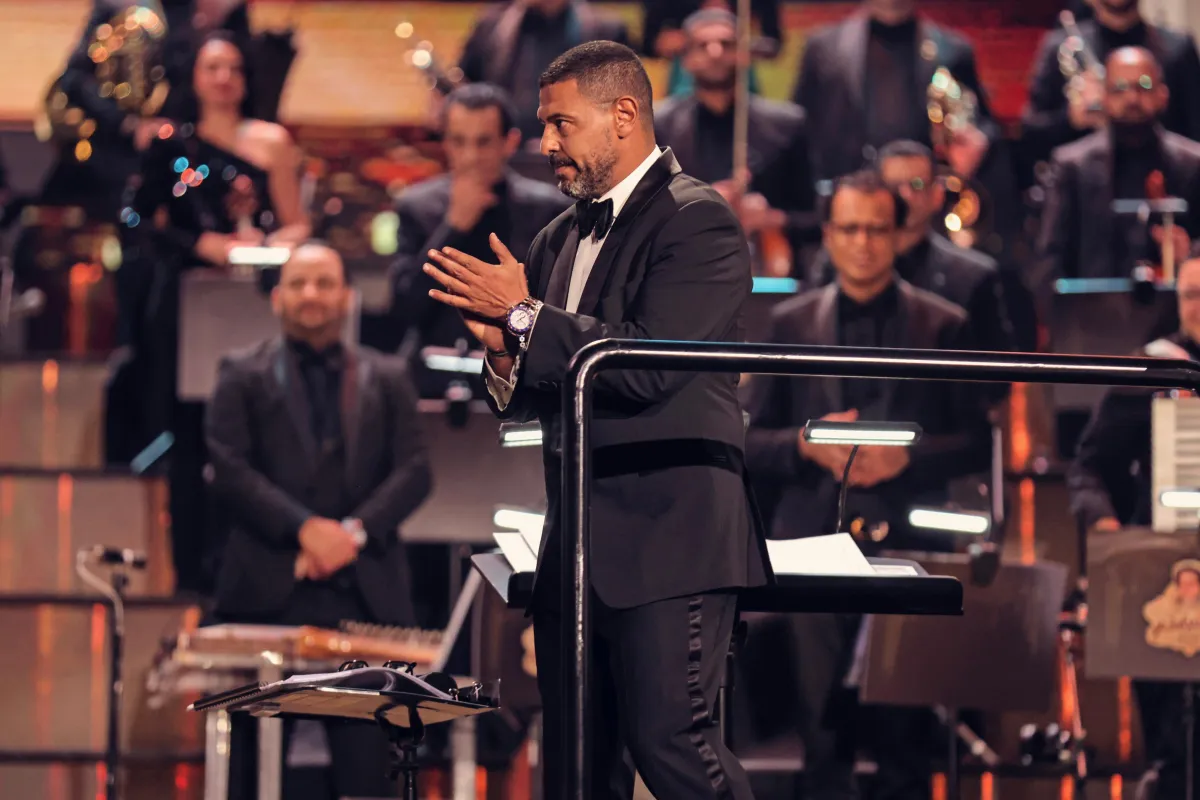 هاني فرحات من حفل روائع السنباطي- الصورة من المكتب الإعلامي لـ هاني فرحات