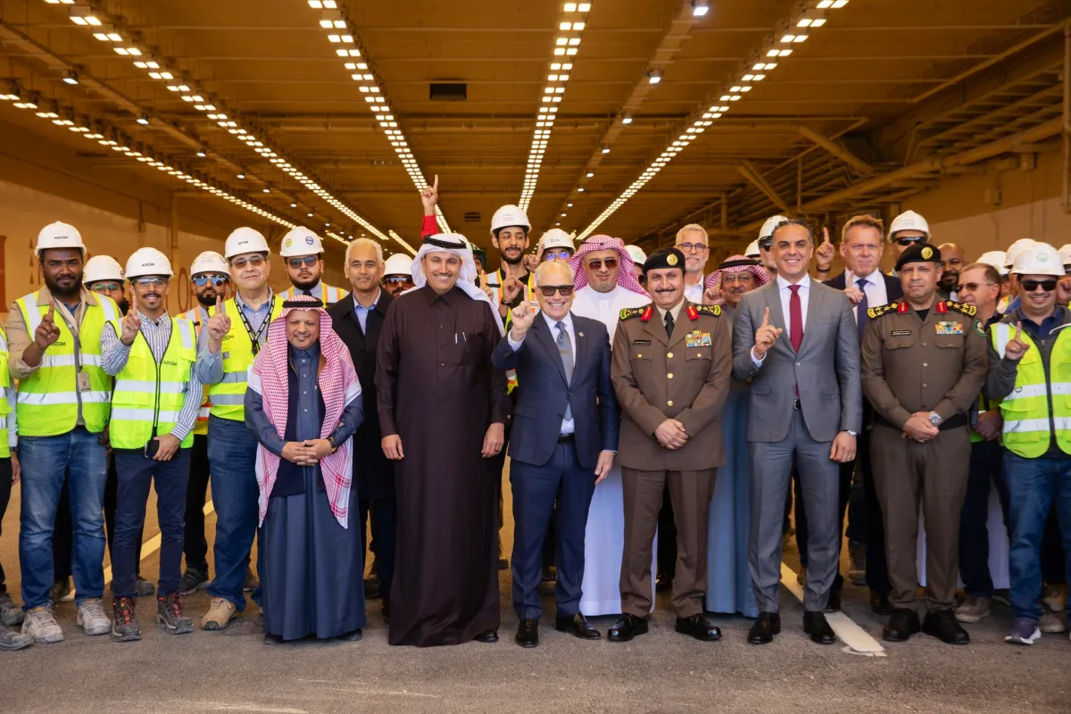 الانتهاء من أعمال البنية التحتية لنفق الدرعية الجديد - الصورة من حساب شركة الدرعية على منصة إكس