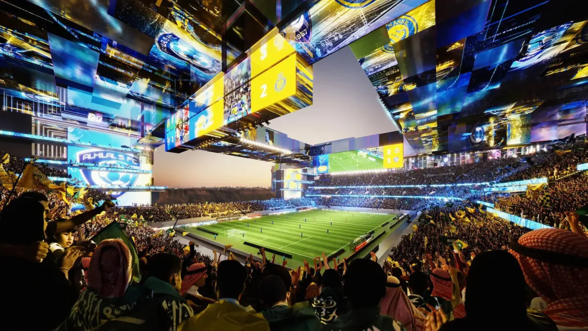 إطلاق استاد الأمير محمد بن سلمان- الصورة من حساب الأمير بندر بن خالد الفيصل على منصة إكس 