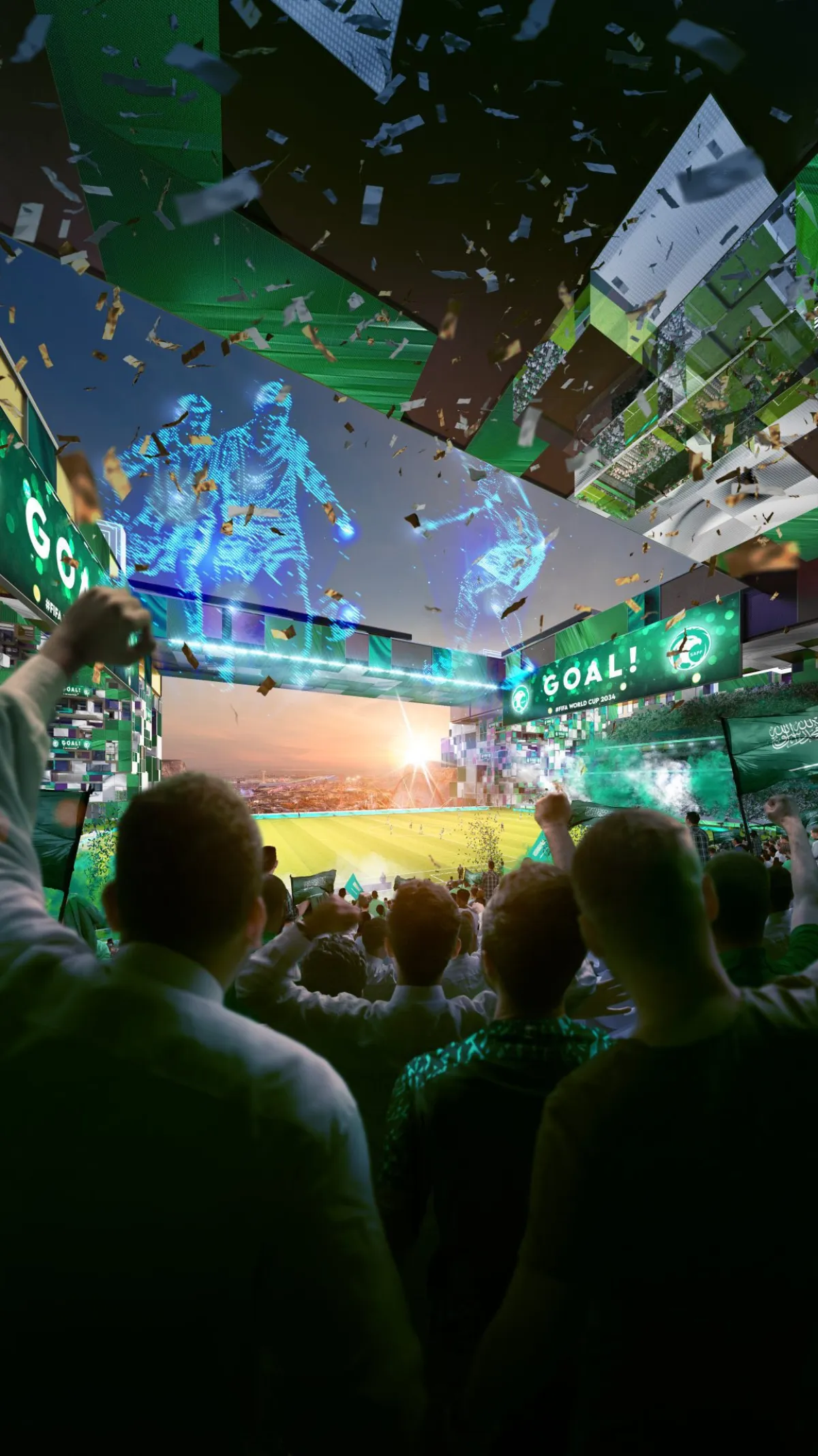 إطلاق استاد الأمير محمد بن سلمان- الصورة من حساب الأمير بندر بن خالد الفيصل على منصة إكس 