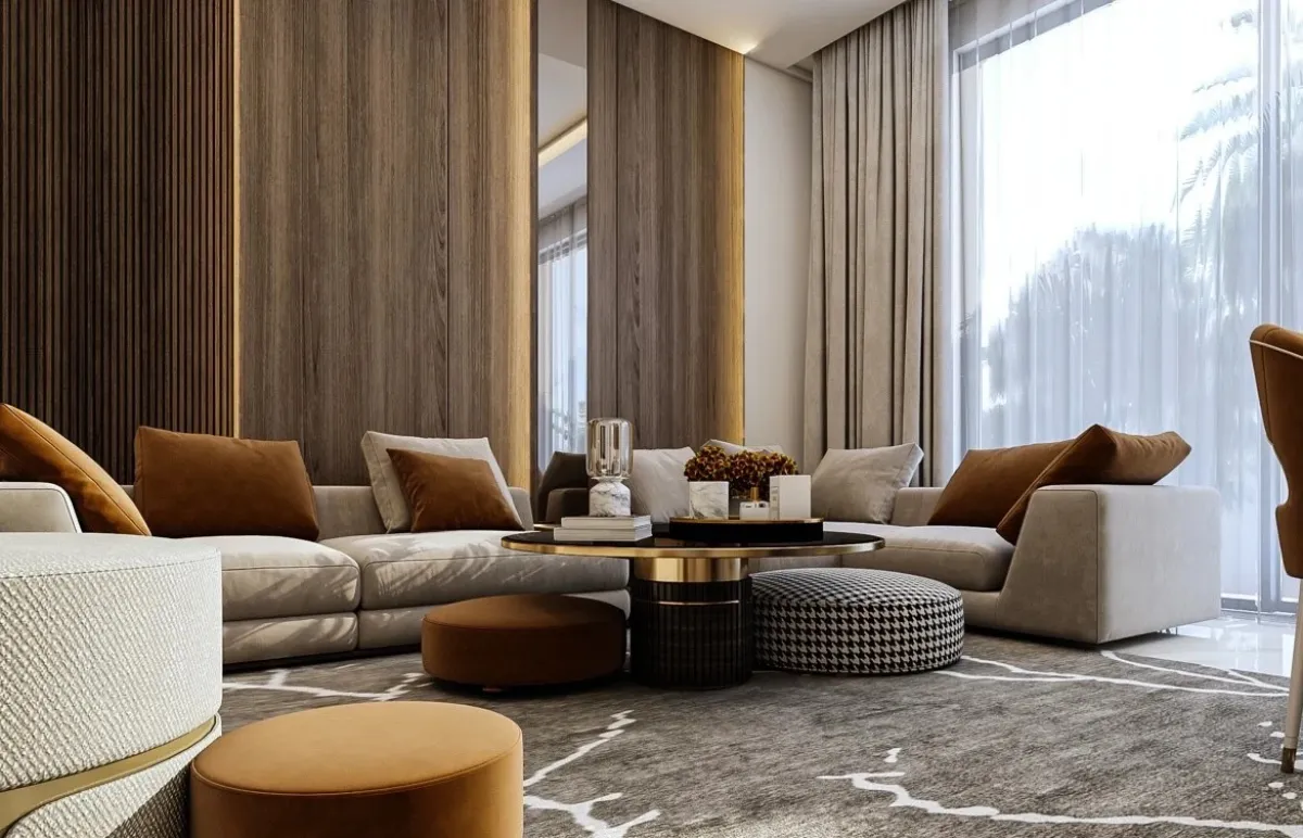 كنب مميز في صالة استقبال الضيوف