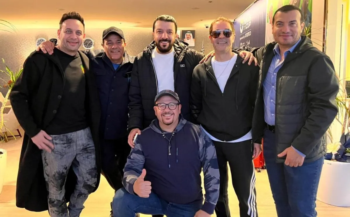 وصول فناني حفلة كاسيت90 إلى  الرياض- الصورة من المركز الاعلامي ل بنش مارك