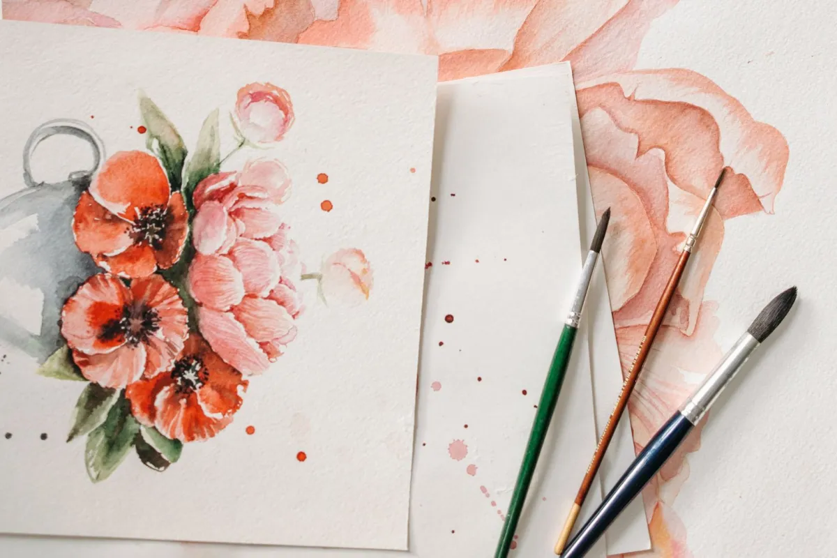 لوحة بالألوان المائية