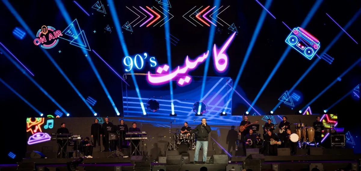 هشام عباس الصورة من المركز الاعلامي ل بنش مارك