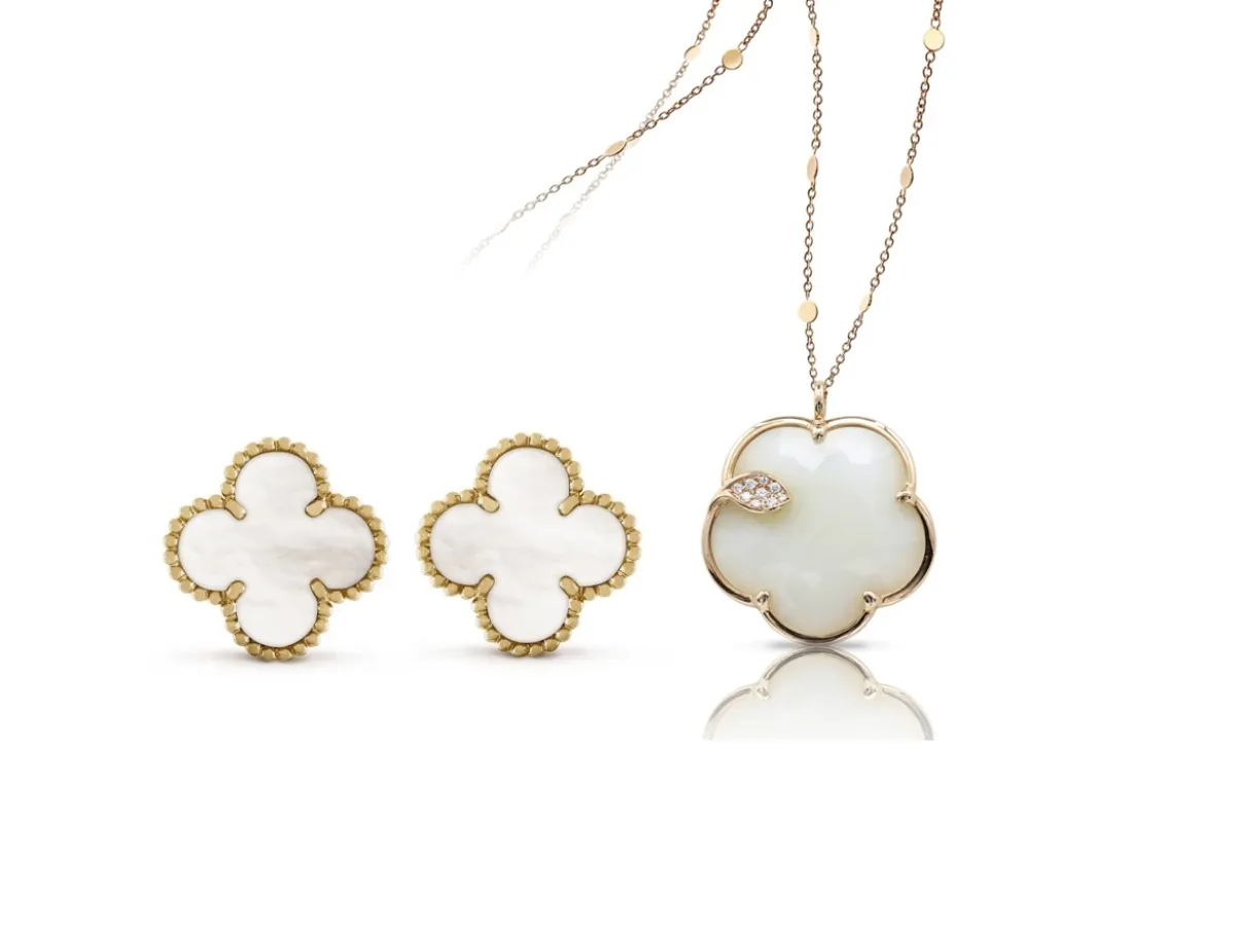 مجوهرات مُرصعة بالأحجار الكريمة البيضاء لشتاء 2024