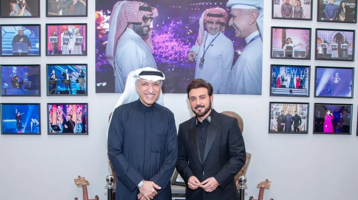 ماجد المهندس وسالم الهندي -الصورة  من المركز الاعلامي ل روتانا