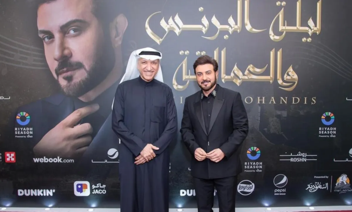 ماجد المهندس وسالم الهندي -الصورة من المركز الاعلامي ل روتانا