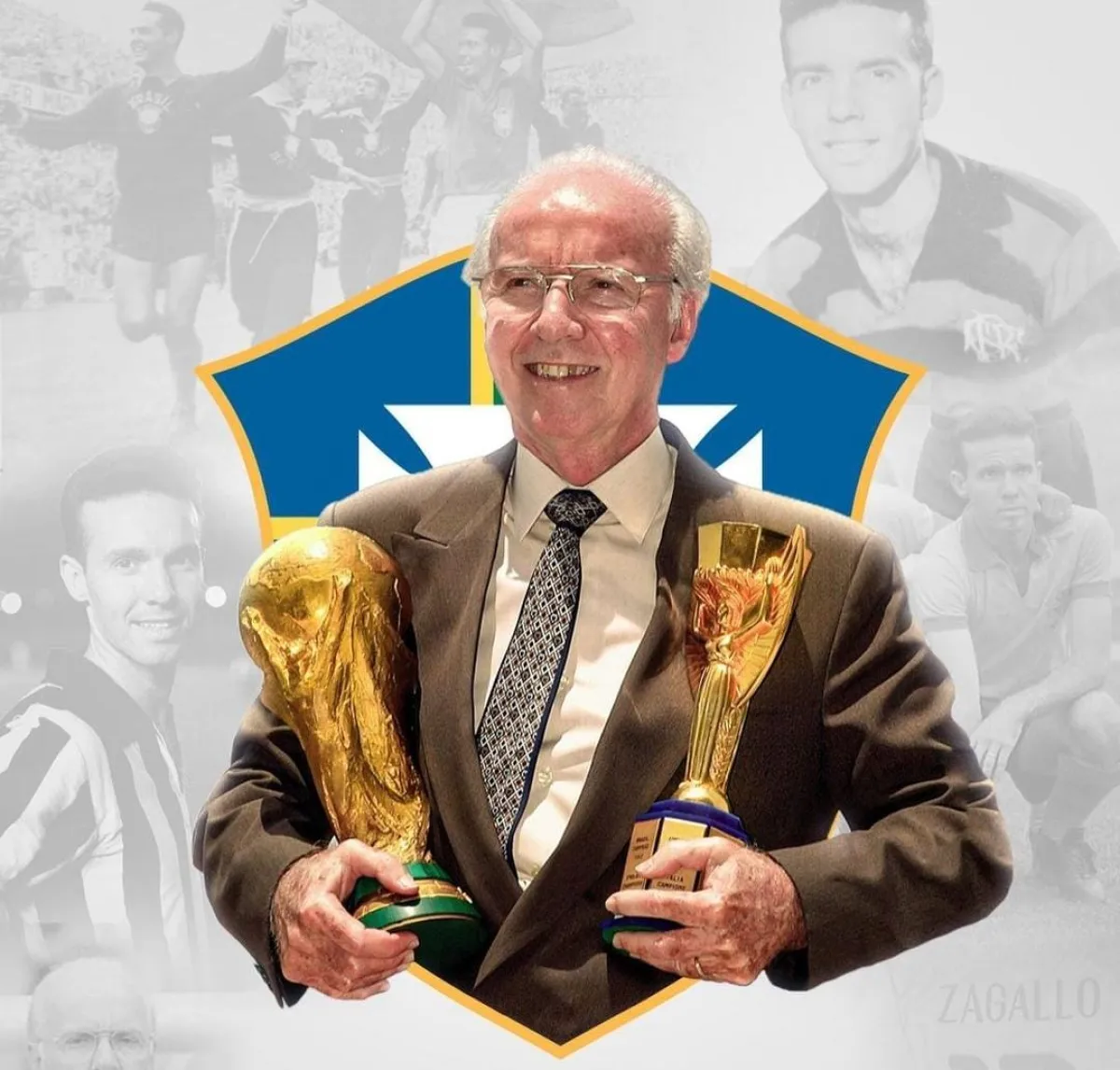 وفاة ماريو زاغالو مدرب البرازيل والسعودية السابق