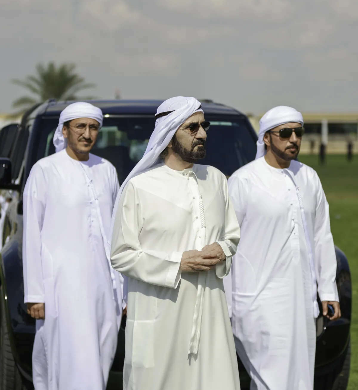  محمد بن راشد يشهد كأس ولي عهد دبي للقدرة. الصورة من مكتب دبي الإعلامي