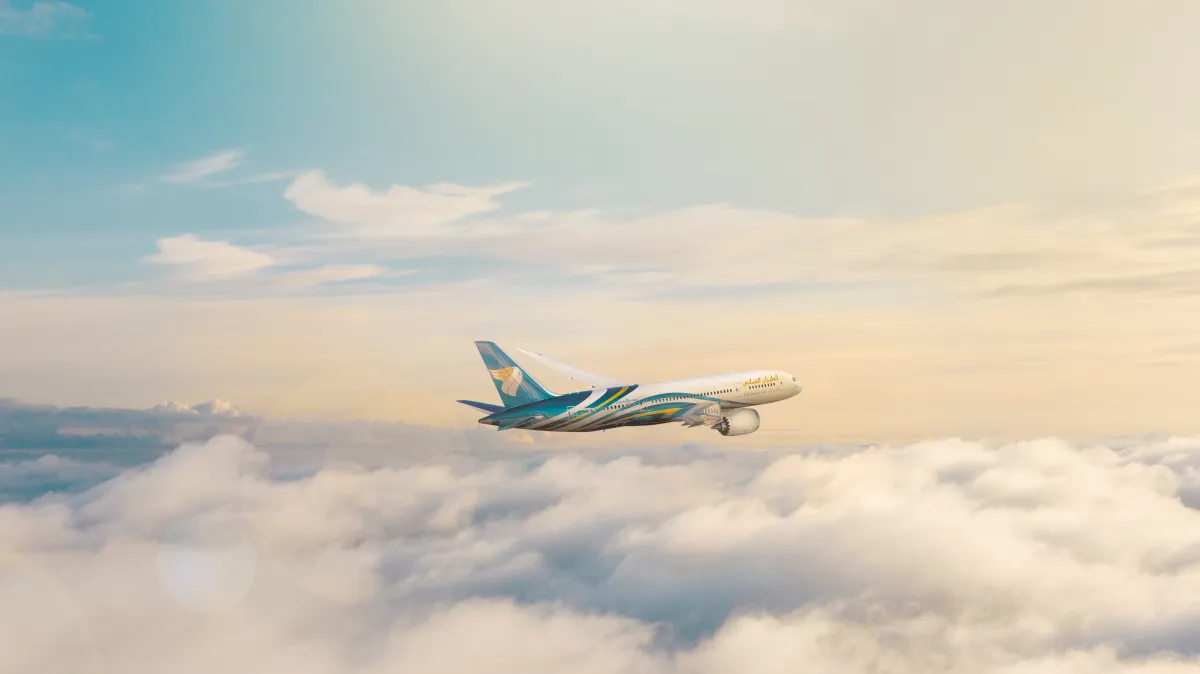 الطيران العماني الأكثر التزاما بالمواعيد في الشرق الأوسط وأفريقيا لعام 2023. الصورة من الحساب الرسمي للطيران العماني على منصة x 