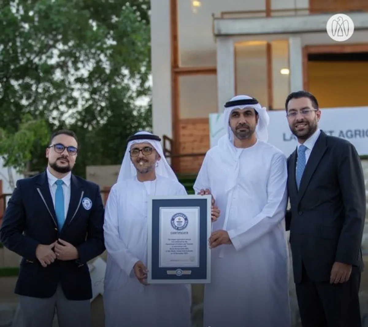 ثقافة وسياحة أبوظبي تسجل رقما قياسيا جديدا في غينيس. الصورة من مكتب أبوظبي الإعلامي