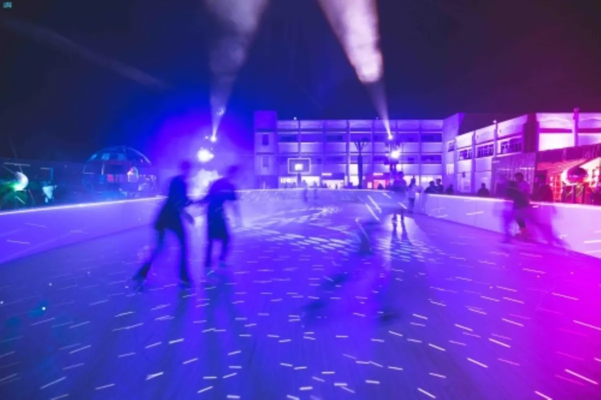 فعالية التزلج في العلا