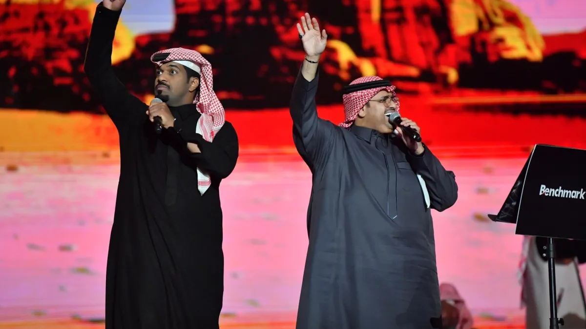 إبراهيم الحكمي وإبراهيم السلطان -الصورة من المركز الإعلامي لشركة بنش مارك