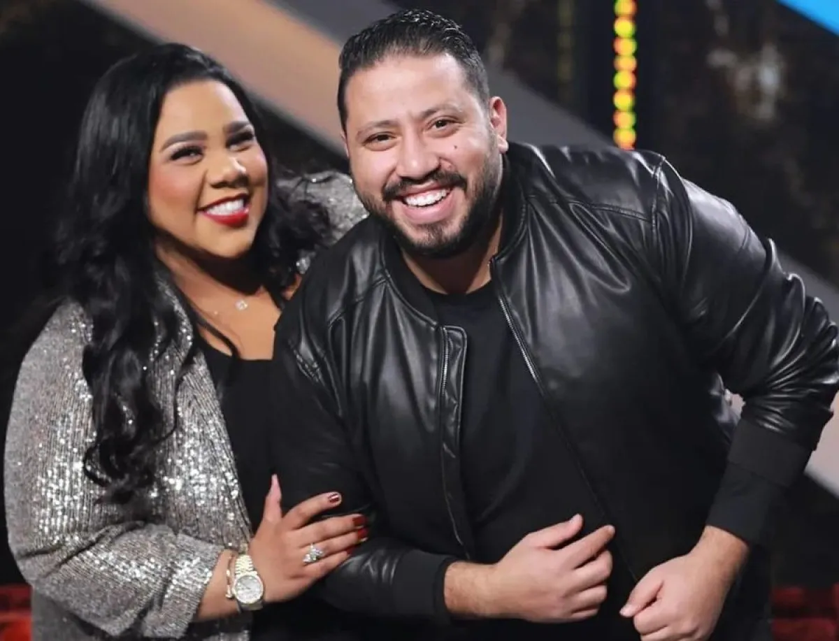 شيماء سيف وزوجها - صورة من حساب محمد كارتر على إنستجرام