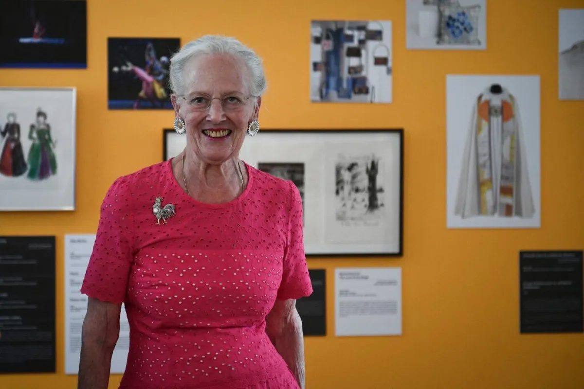 الملكة مارغريت  Queen Margrethe في متحف Henri Martin (مصدر الصورة:  Valentine CHAPUIS / AFP)