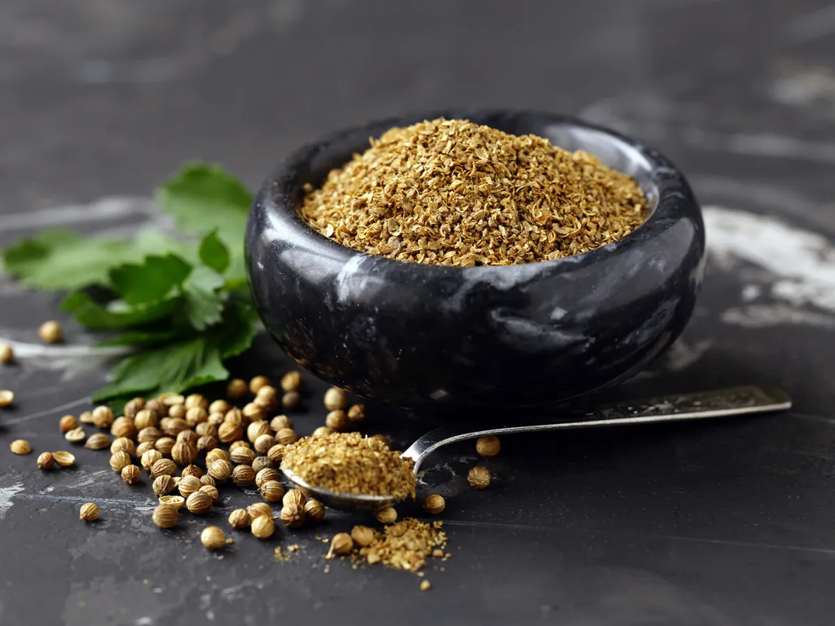 فوائد الكزبرة المطحونة للتنحيف وتذويب الدهون وفق طبية تغذية