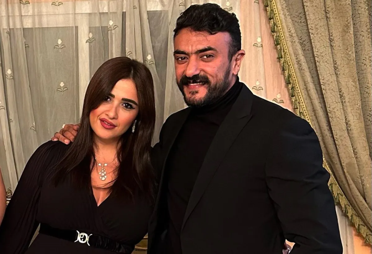 ياسمين عبد العزيز وأحمد العوضي الصورة من صفحتها على انستغرام