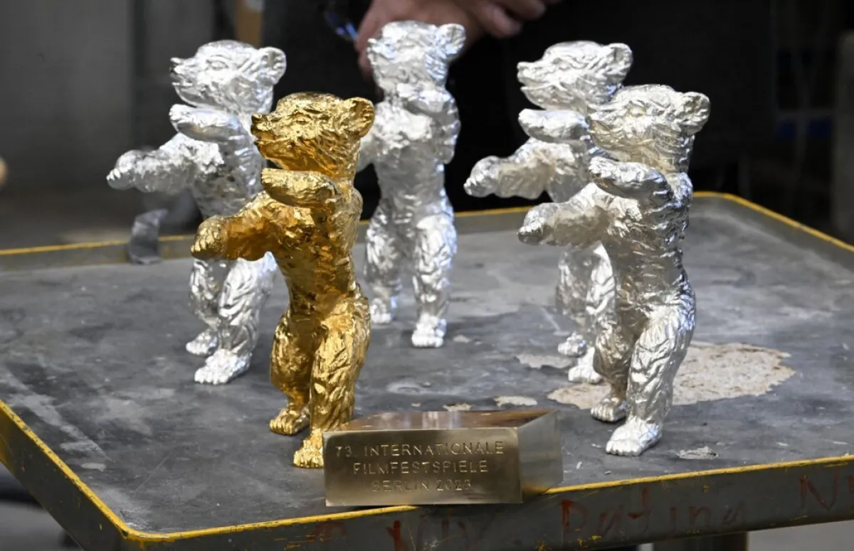 جوائز مهرجان برلين السينمائي Berlinale Bear trophies  (مصدر الصورة: Tobias SCHWARZ / AFP)