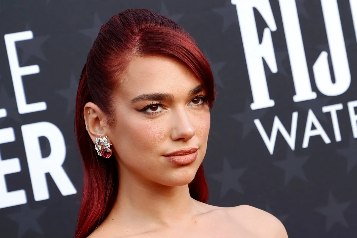 دوا ليبا Dua Lipa في حفل جوائز Critics Choice (مصدر الصورة: Michael TRAN / AFP)